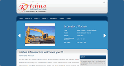 Desktop Screenshot of krishnainfra.com